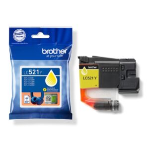 brother lc521 amarillo cartucho de tinta original lc521y