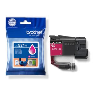 brother lc521 magenta cartucho de tinta original lc521m