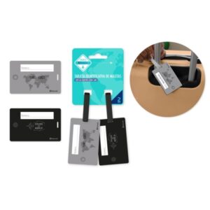 bismark pack con 2 tarjetas identificativas 2 diseños diferentes