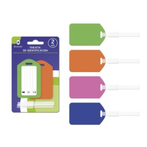 bismark pack con 2 tarjetas identificativas 4 colores aleatorios