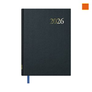 dohe segovia agenda anual catalan semana vista tamaño 14x20cm color negro