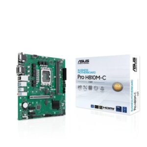 asus pro h810m c csm placa base 2x ddr5, m.2, pcie 4.0, sata iii, microatx