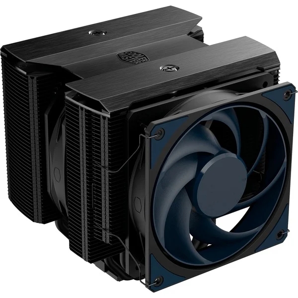 cooler master ma824 disipador cpu 8 tubos multisocket universal doble ventilador color negro