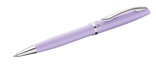 pelikan jazz pastel boligrafo con mecanismo de giro punta mediana cuerpo lacado recargable color lavanda pastel