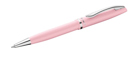 pelikan jazz pastel boligrafo con mecanismo de giro punta mediana cuerpo lacado recargable color rosa pastel