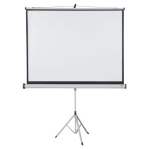 nobo pantalla proyeccion con tripode 1500x1138mm superficie blanca mate color blanco