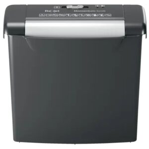 rexel momentum s206 destructora de papel manual corte en tiras p 2 destruye hasta 6 hojas papelera de 9l color negro