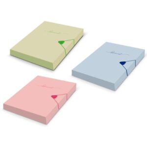 bismark carpeta para proyectos a4 medidas 310x230x40mm fabricada en polipropileno cierre con goma colores pastel surtidos