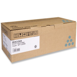 ricoh spc220/spc221/spc222/spc240 cyan cartucho de toner original 407645