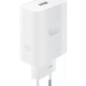 realme supervooc cargador de pared 45w usb 2.0 carga rapida color blanco