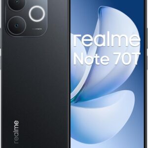 realme note 70t smartphone pantalla amoled 6.75" 90hz 4gb 128gb bateria 6000mah color negro