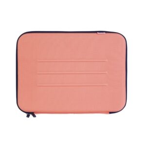 milan coleccion 430 funda semirrigida para portatil hasta 14" forro atercipelado bolsillo interior cierre de cremallera color rosa