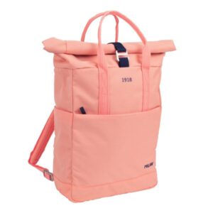 milan coleccion 430 mochila urbana 10l cierre superior enrollable 2 bolsillos laterales bolsillo trasero acolchado asas regulables color rosa