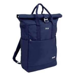 milan coleccion 430 mochila urbana 10l cierre superior enrollable 2 bolsillos laterales bolsillo trasero acolchado asas regulables color azul marino