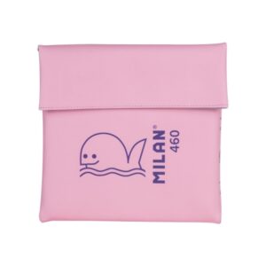 milan coleccion 460 bolsa isotermica porta alimentos 0.3l forro interior isotermico color rosa