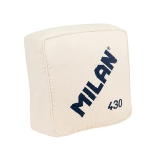milan coleccion 430 cojin con forma y color de la goma de borrar milan 430 medidas 35x35x16cm color beige