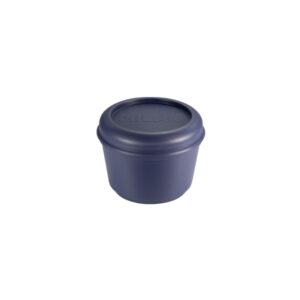 milan coleccion 430 fiambrera redonda 0.25l apta para microondas, lavavajillas y congelador libre de bpa medidas 10 Ø x 7cm color azul