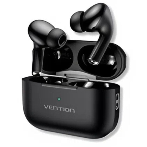 vention echo lite e11 auriculares bluetooth 5.4 con estuche de carga true wireless 6h autonomia color negro
