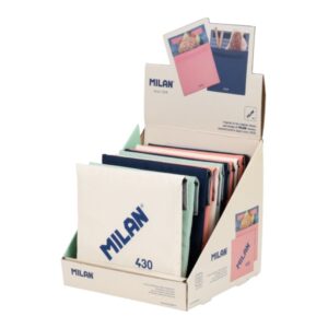 milan coleccion 430 expositor con 12 bolsas isotermicas porta alimentos 0.3l forro interior isotermico colores surtidos