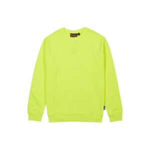upower ombo sudadera de cuello redondo talla 4xl alta calidad, polialgodon suave, resistencia a lavados, ajuste comodo, detalles elasticos, versatil para trabajo color amarillo