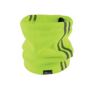 upower braga de cuello con reguladores talla unica logotipo bordado, material 100% poliester, durabilidad y estilo color amarillo fluorescente