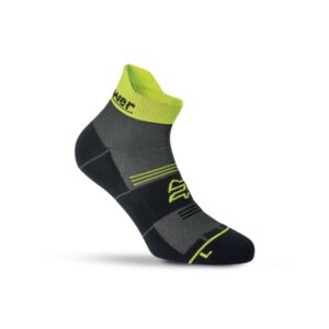 upower balmy calcetines de trabajo cortos talla m maxima transpirabilidad, costuras planas antirrozaduras, refuerzos en talon y puntera, alta resistencia color amarillo fluorescente