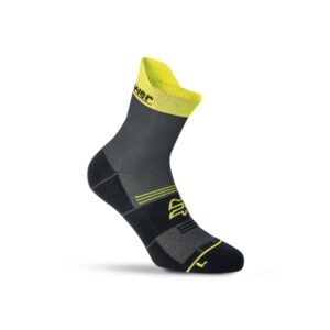 upower chipper calcetines de trabajo talla l comodidad y durabilidad, tecnologia coolmax, ventilacion extra, banda de soporte, costuras planas, refuerzos en talon y puntera color amarillo fluorescente