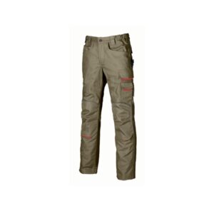 upower free pantalon multifuncional talla 54 multiples bolsillos estrategicos, rodilleras resistentes, detalles reflectantes, costura triple, proteccion dpi1 color arena