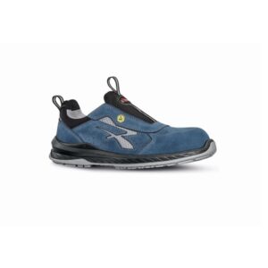 upower mistral s esd calzado de seguridad ligeros y comodos talla 35 gamuza perforada, sin cordones, plantilla antifatiga, suela antideslizante, puntera composite, proteccion s1ps fo sr color azul