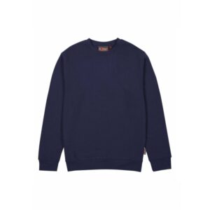 upower ombo sudadera de cuello redondo talla s comodidad y durabilidad, polialgodon suave, resistencia a lavados, ajuste perfecto, proteccion dpi1 color azul marino