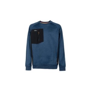 upower york sudadera polar talla xl cuello redondo, proteccion termica color azul marino