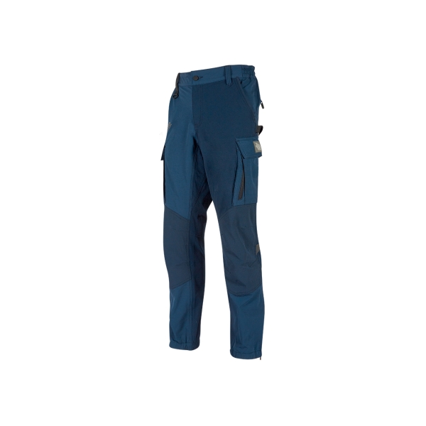 upower trek pantalones tecnicos cargo talla 2xl tejido u 4 stretch, elasticidad cuatro direcciones, repelentes a liquidos, transpirables, secado rapido, refuerzos antidesgaste, detalles reflectantes color azul marino