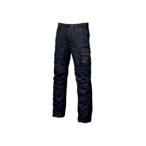 upower grin pantalon de trabajo con forro de franela talla 46 multiples bolsillos, cintura ajustable, refuerzos en areas clave, proteccion dpi1, cremalleras resistentes color azul marino
