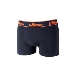 upower boxer calzoncillos boxer de algodon suave talla s elastico resistente, ajuste perfecto, transpirables, resistentes al lavado, paquete de tres color azul marino