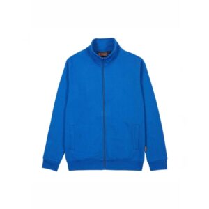 upower sotra sudadera de trabajo sin capucha talla 2xl polialgodon perchado, cremallera, diseño ergonomico, puños y dobladillo elastico, bolsillos laterales, proteccion dpi1 color azul regio