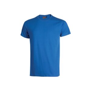 upower figi camiseta de trabajo de algodon cardado talla m cuello elastico acanalado, cinta para sudor, proteccion dpi1, suavidad y confort prolongado color azul regio