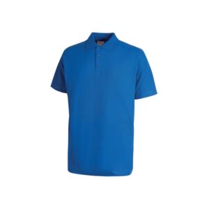 upower tonga polo de hombre de algodon pique talla 4xl transpirable, cuello con 3 botones, acabados en canale, refuerzos en cuello y hombros, proteccion dpi1 color azul regio