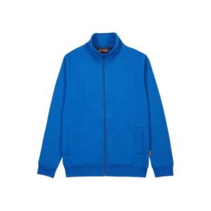 upower anuta sudadera con cremallera completa talla xl french terry suave, transpirable y resistente, mangas ranglan, puños y dobladillo elasticos, alta calidad color azul regio