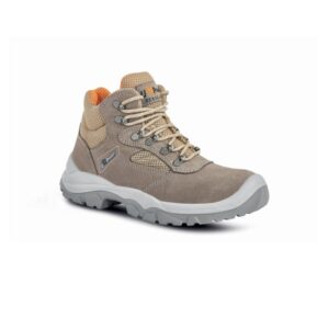 upower desert l calzado de seguridad altos talla 41 empeine en gamuza, ultra transpirables, puntal en acero, antiperforacion, antideslizante, proteccion s1p fo sr color beige