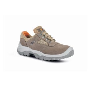 upower oasis l calzado de seguridad bajos talla 38 empeine en gamuza ultra transpirable, puntal y lamina de acero, antiperforacion, antideslizante, proteccion s1p fo sr color beige