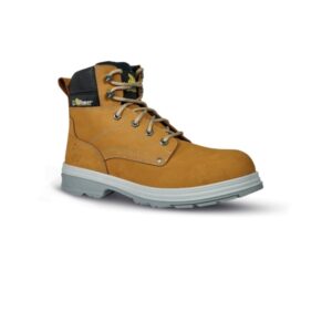 upower taxi l botines de seguridad talla 41 empeine nubuck hidrofugo, puntal composite, antiperforacion acero inoxidable, suela antideslizante, proteccion s3 fo sr color beige