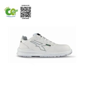 upower maple s esd calzado de seguridad ecologicos talla 47 puntera airtoe composite, antiperforacion, resistente al agua, suela antideslizante color blanco