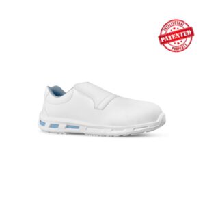 upower kyle s esd calzado de seguridad talla 44 tecnologia esd, puntera airtoe composite, anti perforacion, resistentes al agua, suela infinergy color blanco