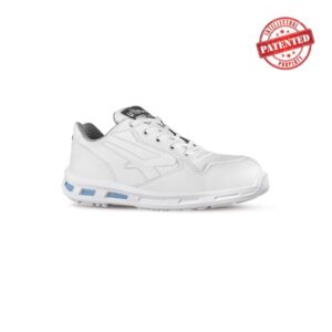 upower blink s esd calzado de seguridad ligeros talla 48 puntal de composite, suela antideslizante pu/pu, proteccion s3s ci fo sr color blanco