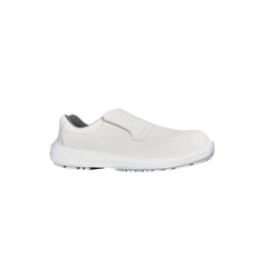upower nurse o calzado de seguridad bajos talla 44 empeine microfibra resistente, puntal airtoe composite, suela antideslizante, proteccion s1 fo sr color blanco