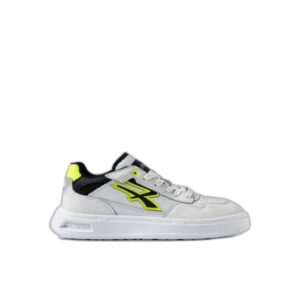 upower harlow calzado de seguridad bajo talla 45 proteccion ob sr, peso ligero color blanco/amarillo