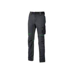upower world pantalon resistente y transpirable talla s secado rapido, multiples bolsillos funcionales, ajuste retractil, proteccion dpi1 color gris asfalto verdoso