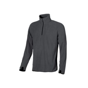 upower artic sudadera con cremallera talla xl puños microfleece con agujero para pulgar, proteccion dpi1, estilo profesional y duradero color gris meteorito