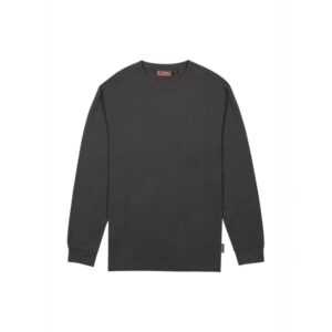 upower renga camiseta de manga larga talla m algodon jersey suave, diseño elegante con canale, refuerzos en hombros y cuello, proteccion dpi1 color gris meteorito