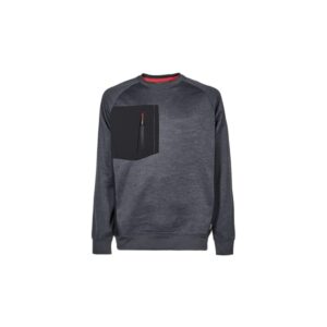 upower york sudadera polar cuello redondo talla 5xl color gris meteorito